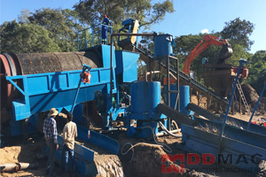 Mobile Trommel Screen Washing Plant